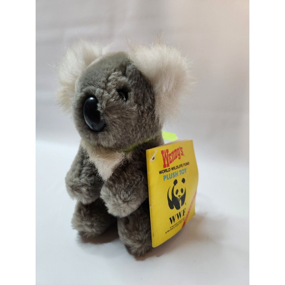 1988 Wendy’s WWF Koala Plush Determined Productions Vintage Promo Toy Korea